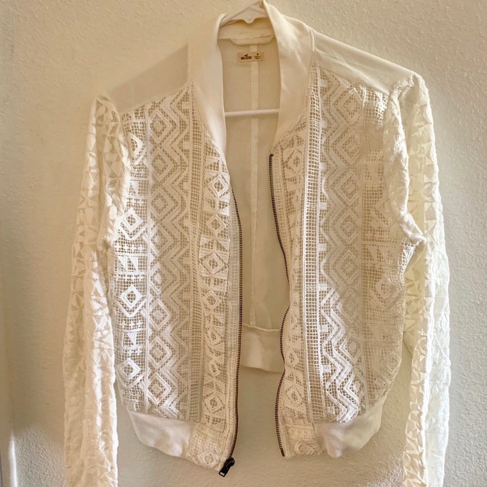 Hollister Lace Bomber Jacket
